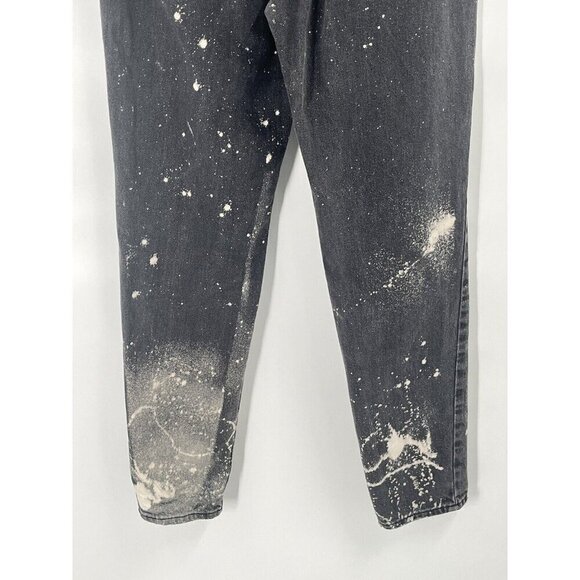BDG Black Paint Splatter Mom Jeans Sz 27 - Picture 6 of 7